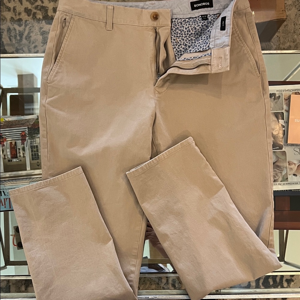 Bonobos Men's Khaki Chinos